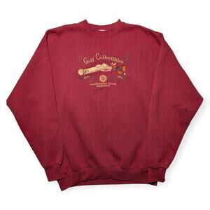 Vintage Golf Collectibles Grandpa Sweatshirt Burgundy Crewneck XXL